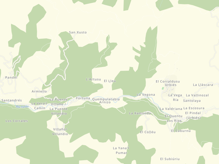 33610 El Llegu (Turon Mieres), Asturias (Astúries), Principado de Asturias (Principat d'Astúries), Espanya