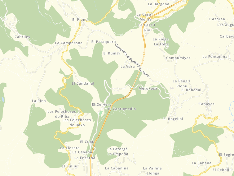 33528 La Vara (Bimenes), Asturias (Astúries), Principado de Asturias (Principat d'Astúries), Espanya