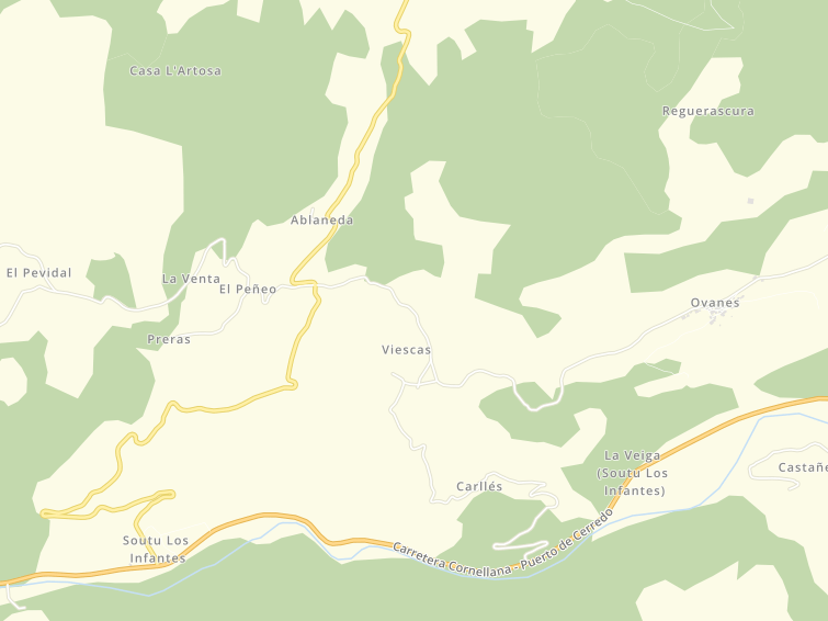 33869 Viescas (Salas), Asturias (Astúries), Principado de Asturias (Principat d'Astúries), Espanya