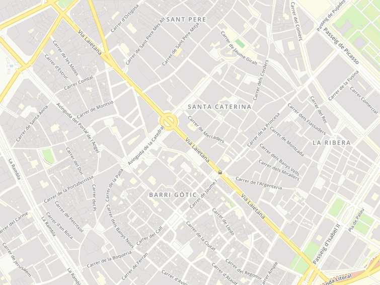 Via Laietana, Barcelona, Barcelona, Cataluña (Catalunya), Espanya