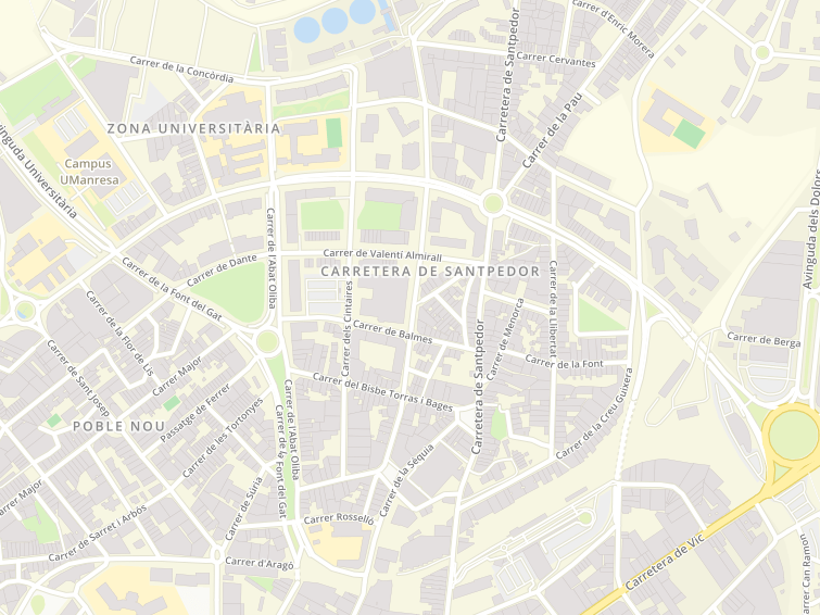 Avinguda Bases De Manresa, Manresa, Barcelona, Cataluña (Catalunya), Espanya