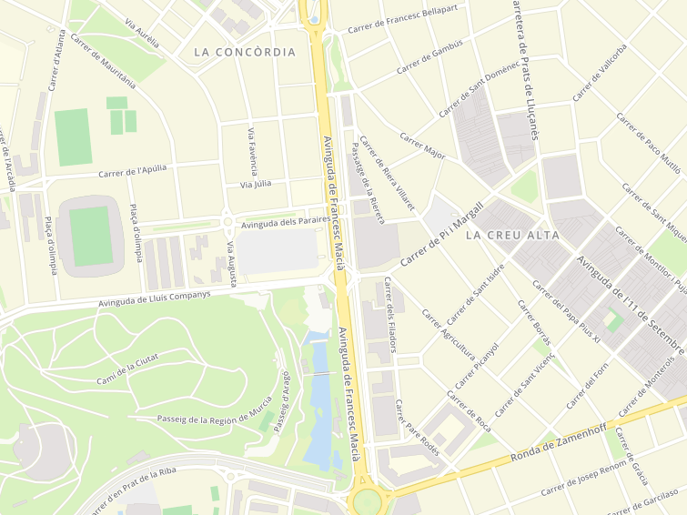 Avinguda Francesc Macia, Sabadell, Barcelona, Cataluña (Catalunya), Espanya