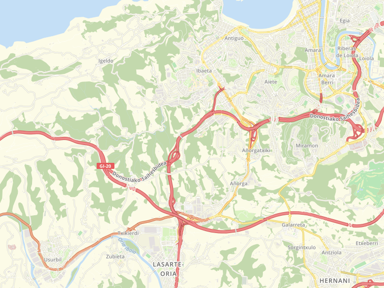 20007 Zubieta, Donostia-San Sebastian (Sant Sebastià), Gipuzkoa (Guipúscoa), País Vasco / Euskadi (País Basc), Espanya