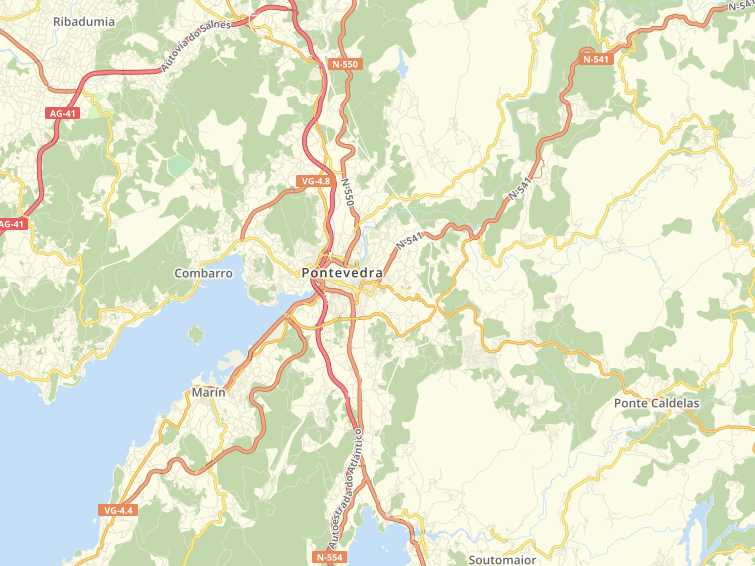 36002 Cega, Pontevedra, Pontevedra, Galicia (Galícia), Espanya