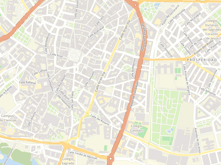 Paseo Canalejas, Salamanca, Salamanca, Castilla y León (Castella i Lleó), Espanya