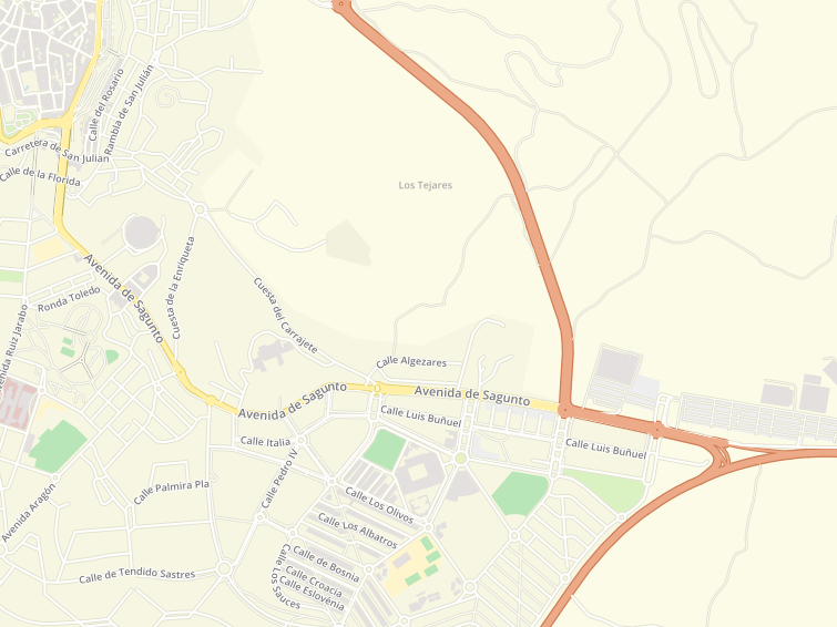44002 Avenida Sagunto, Teruel (Terol), Teruel (Terol), Aragón (Aragó), Espanya