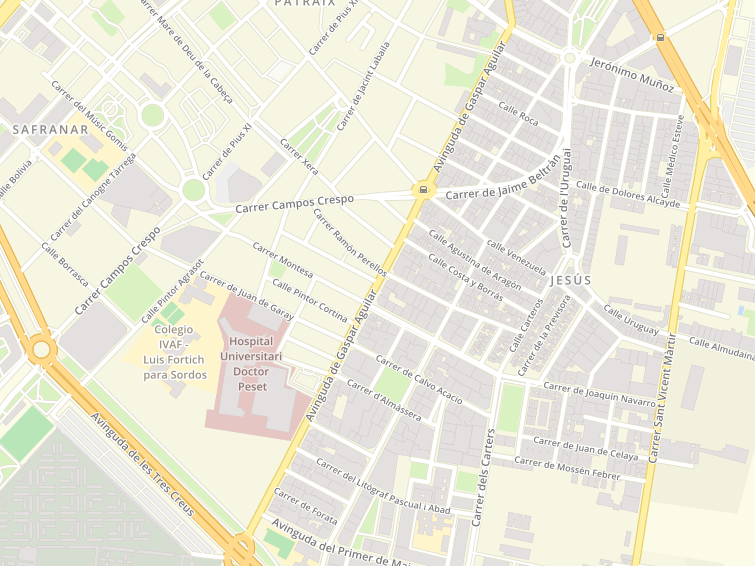 Avenida Gaspar Aguilar, Valencia (València), Valencia (València), Comunidad Valenciana (País Valencià), Espanya