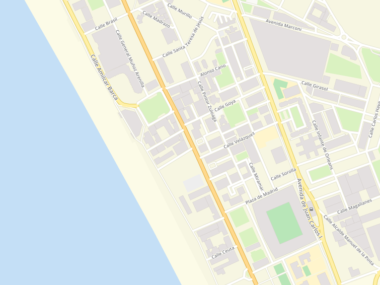 Avenida Cayetano Del Toro, Cadiz, Cádiz, Andalucía, España