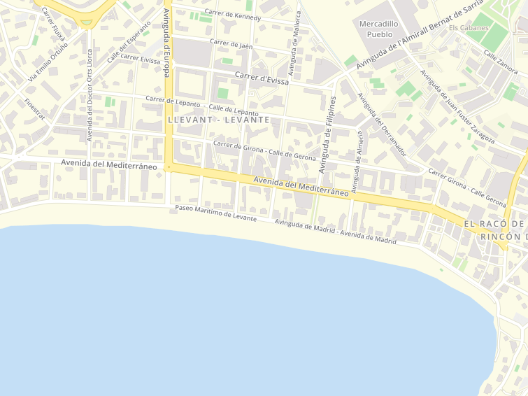 03503 Avenida Mediterraneo, Benidorm, Alicante, Comunidad Valenciana, Spain