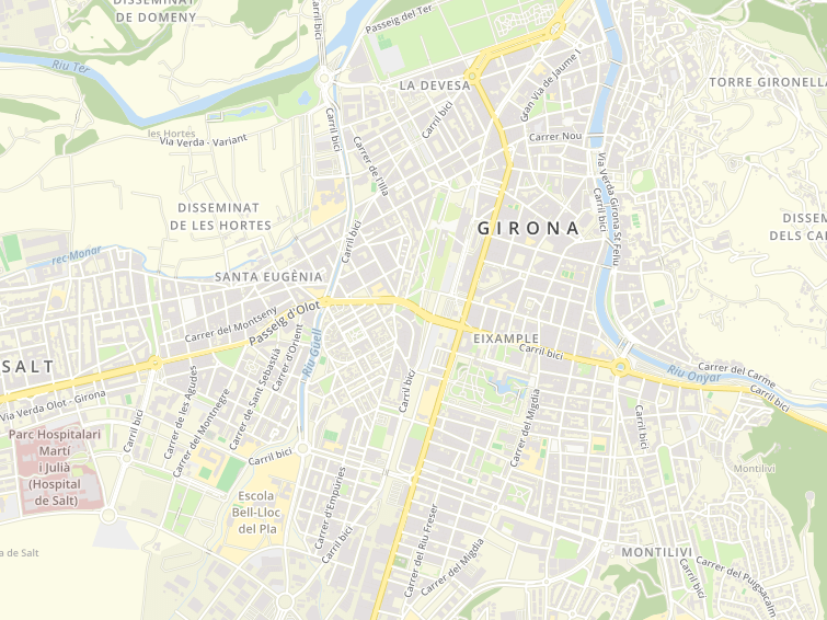 Riu Güell, Girona, Girona, Cataluña (Catalonia), Spain