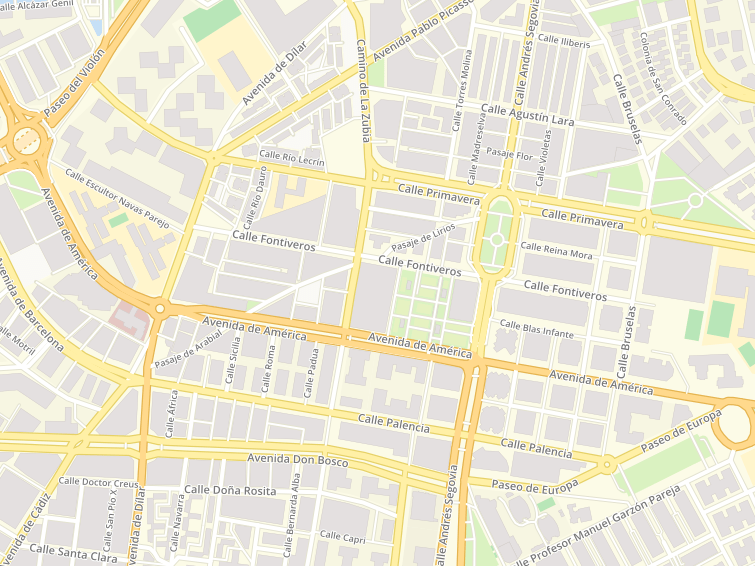 Avenida America, Granada, Granada, Andalucía (Andalusia), Spain