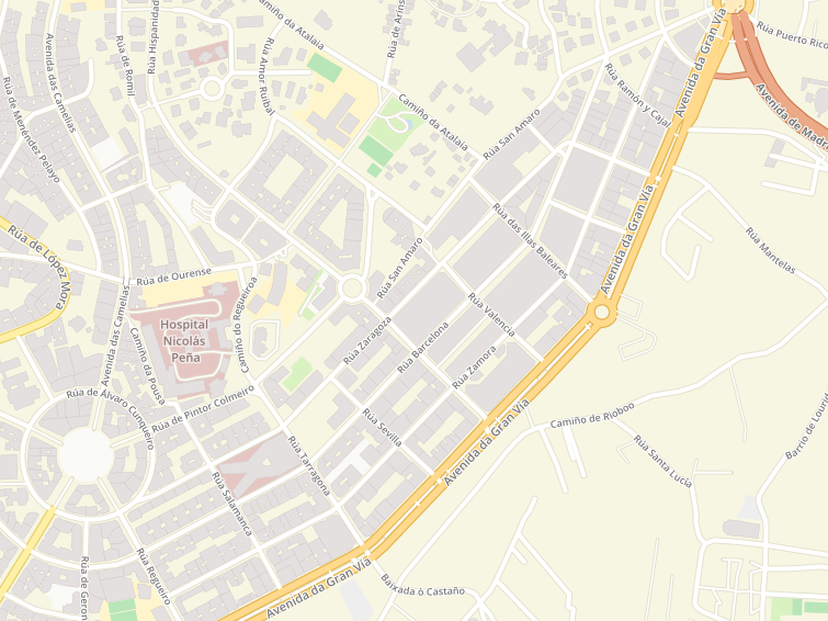 Avenida Zamora, Vigo, Pontevedra, Galicia, Spain