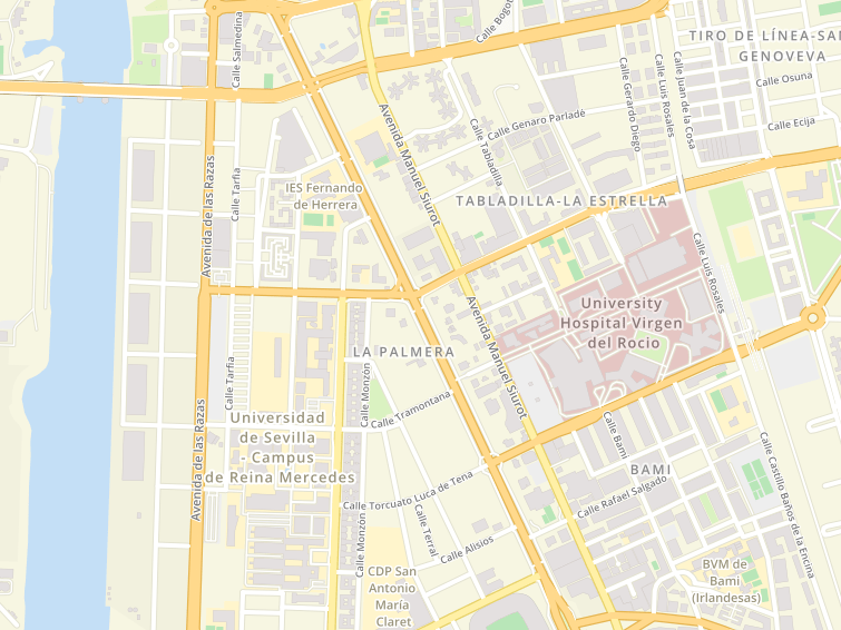 Avenida Palmera, Sevilla (Seville), Sevilla (Seville), Andalucía (Andalusia), Spain