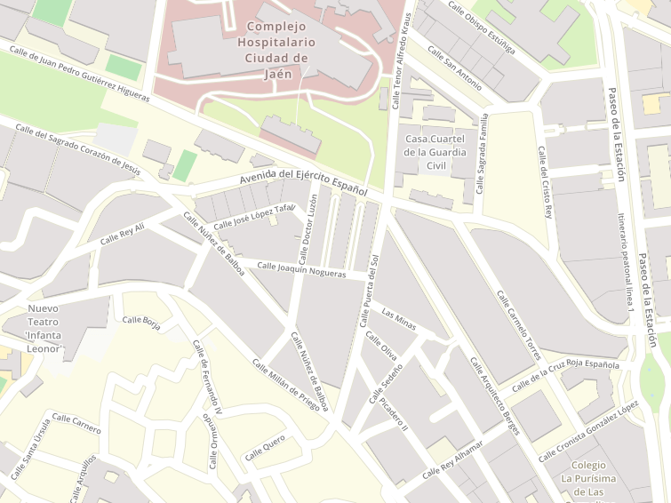 Avenida Ejercito Español, Jaen, Jaén, Andalucía, España