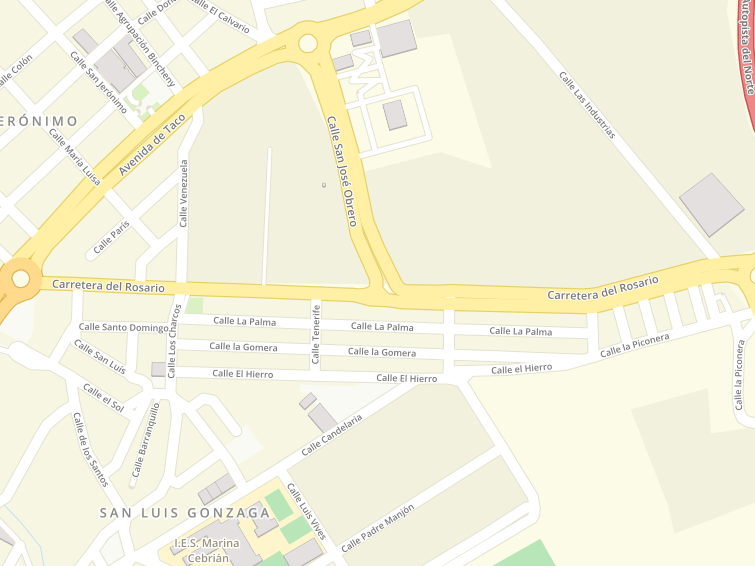 Código de Carretera El Rosario (Taco) en San Cristobal De Laguna