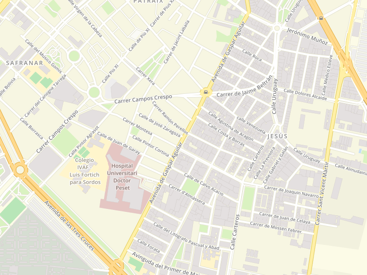 Avenida Gaspar Aguilar, Valencia, Valencia, Comunidad Valenciana, España