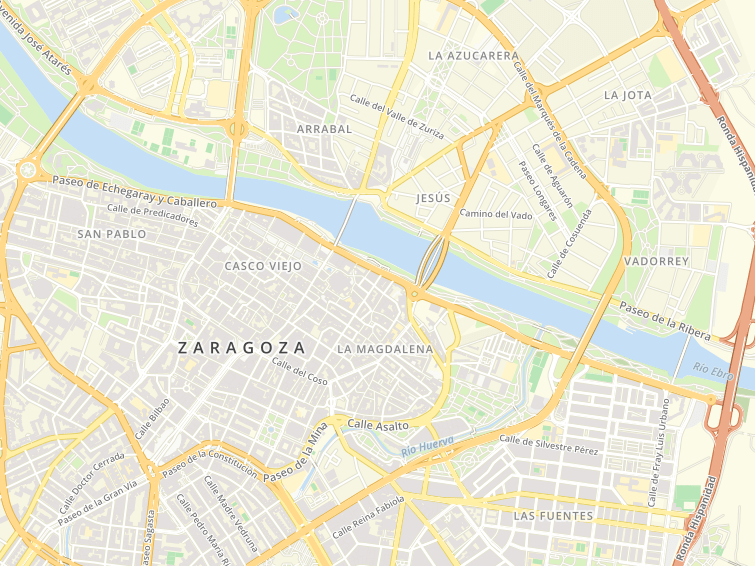 Paseo Echegaray Y Caballero, Zaragoza, Zaragoza, Aragón, España